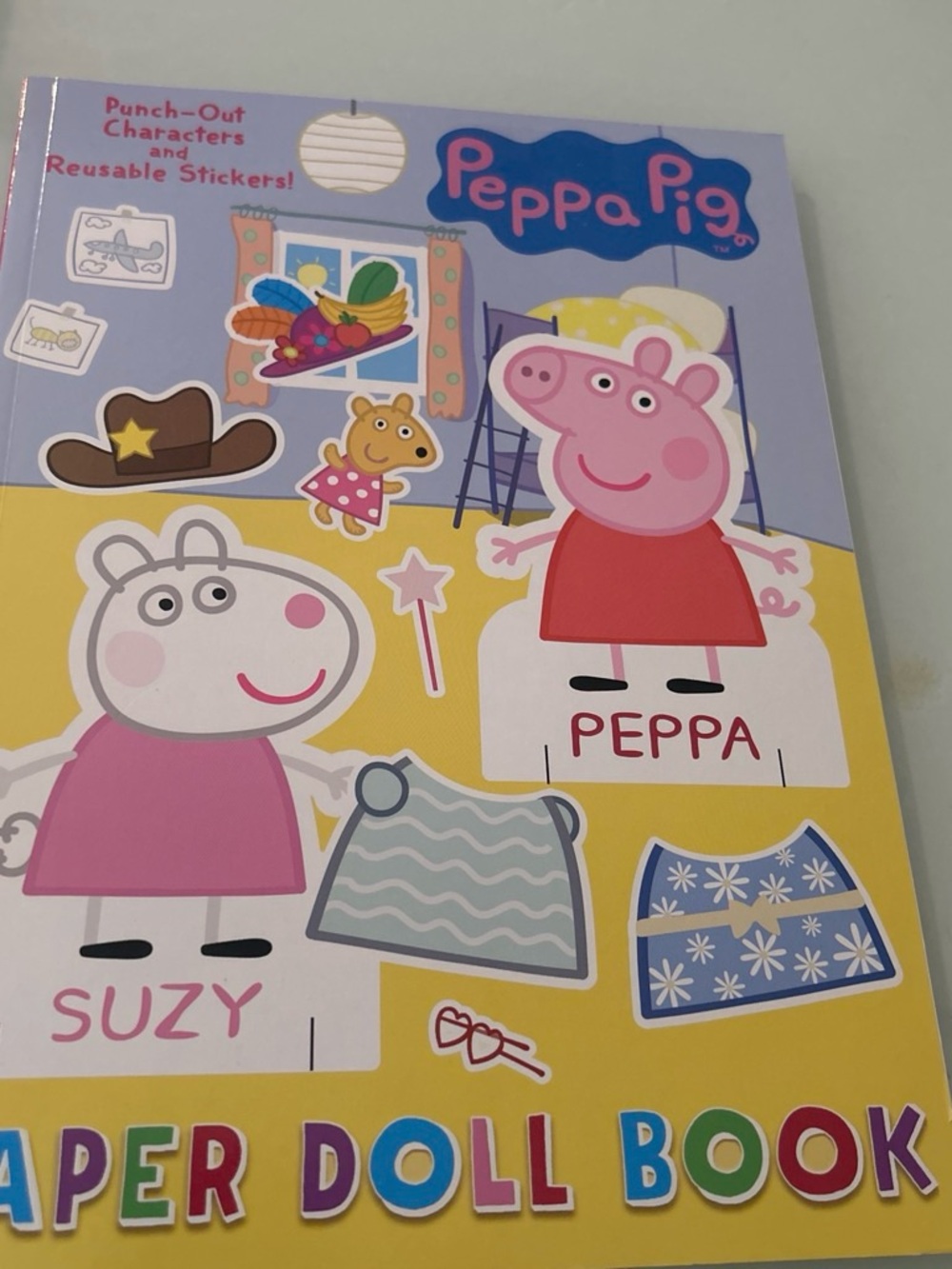 Peppa Pig Paper Doll Book - Yellow & Lavender